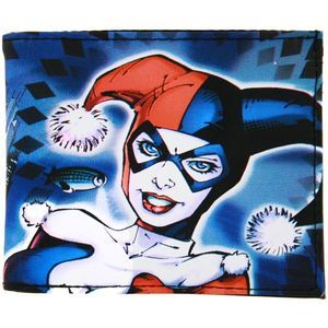 Harley Quinn Sublimated Bi-Fold Wallet